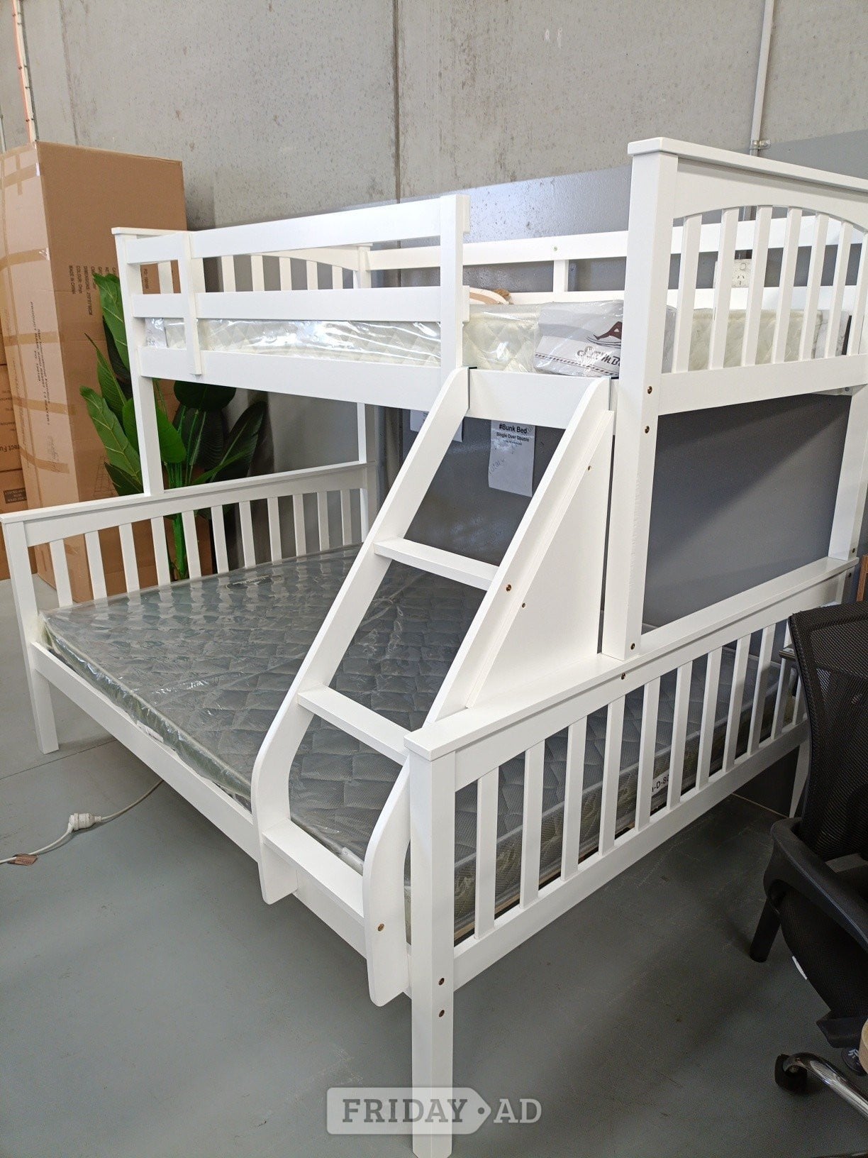 Trio Wooden bunk bed Frame
