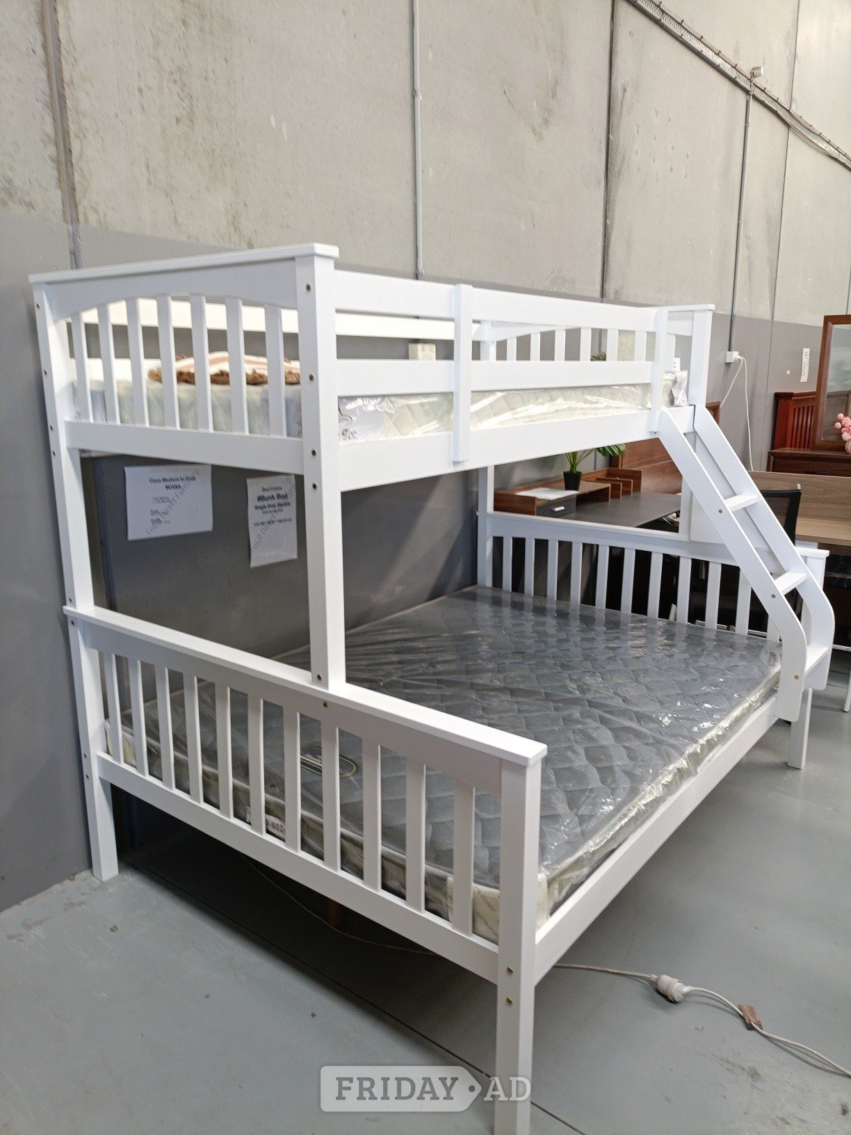 Manchester Trio Wooden bunk bed Frame
