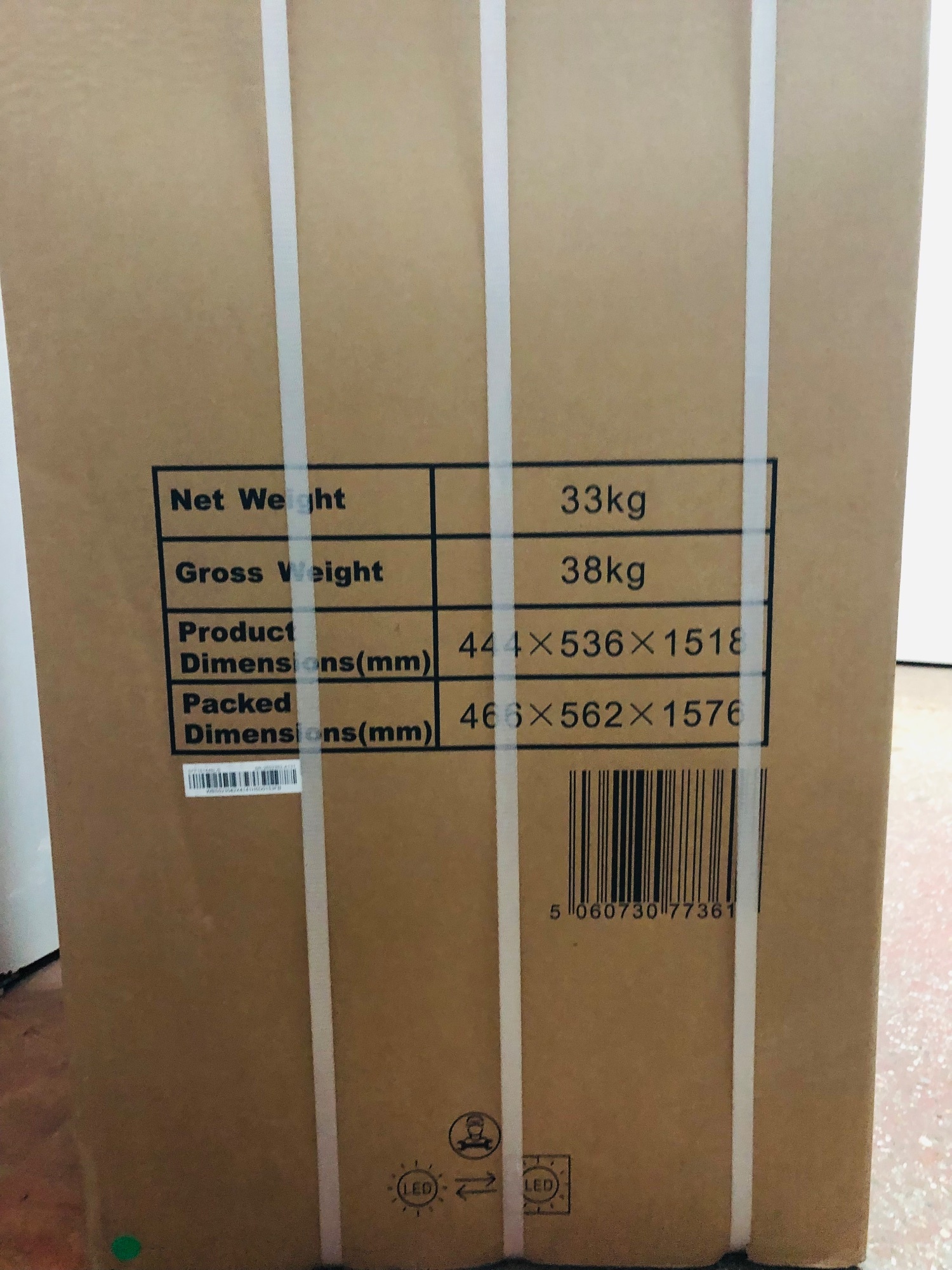BRAND NEW SIA BOXED FRIDGE FREEZER FROST FREE- black colour  - Home Appliances in St. Albans