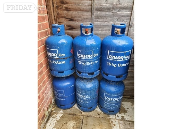 FULL CALOR GAS 15KG BLUE BUTANE GAS BOTTLE £110 - Garden
