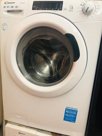 9kg Sized capacity candy washing machine smart touch 