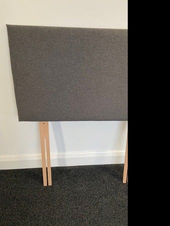 New unused Grey headboard for single bed or diwan