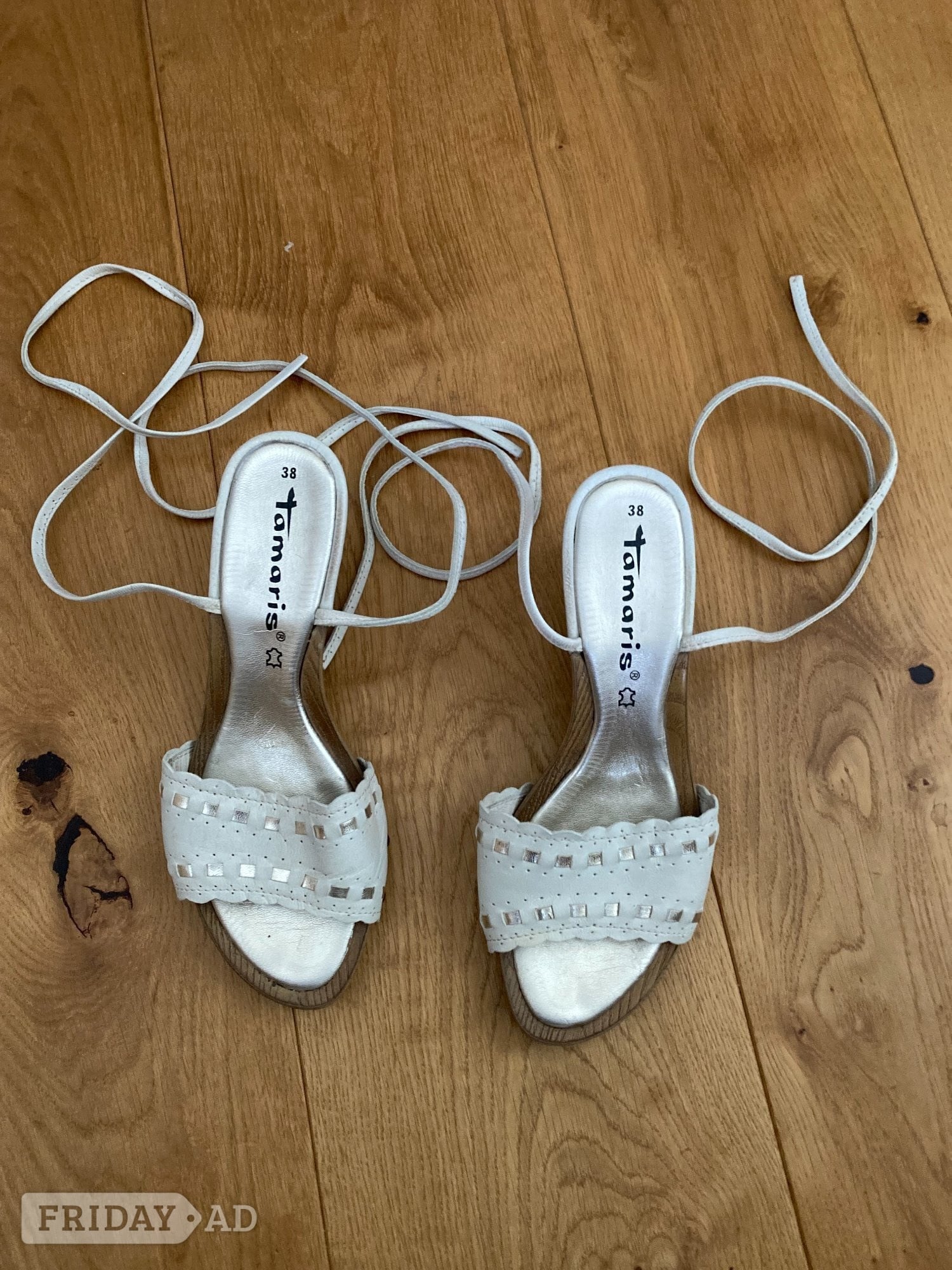 Wortmann Tamaris Gladiator Ankle Tie Sandals - Size: UK 5/EU 38 in Crawley