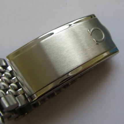 Omega vintage 5 row beads of rice all stainless steel bracelet.