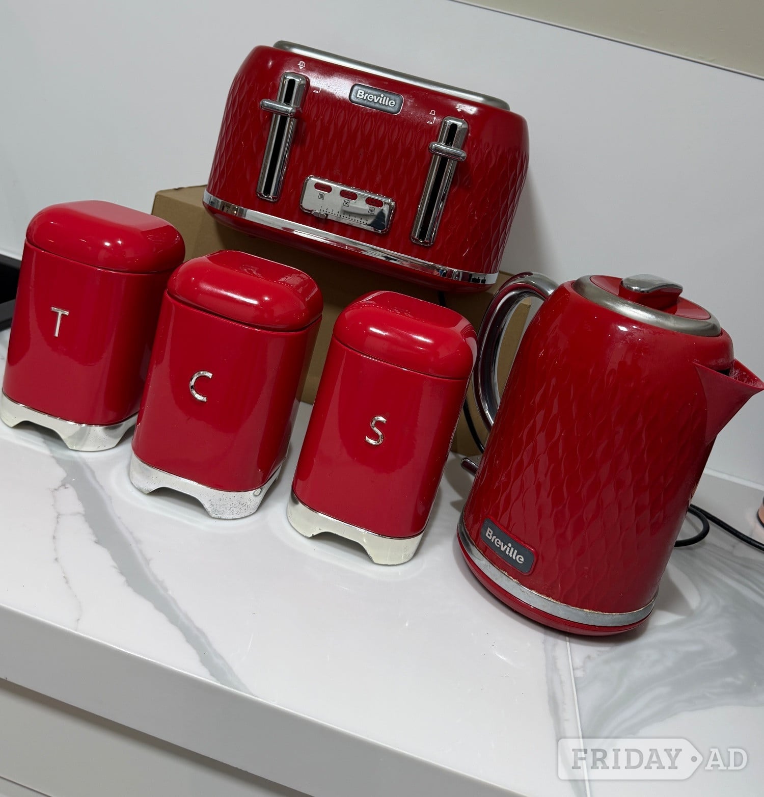 Kettle toaster TCS canisters 