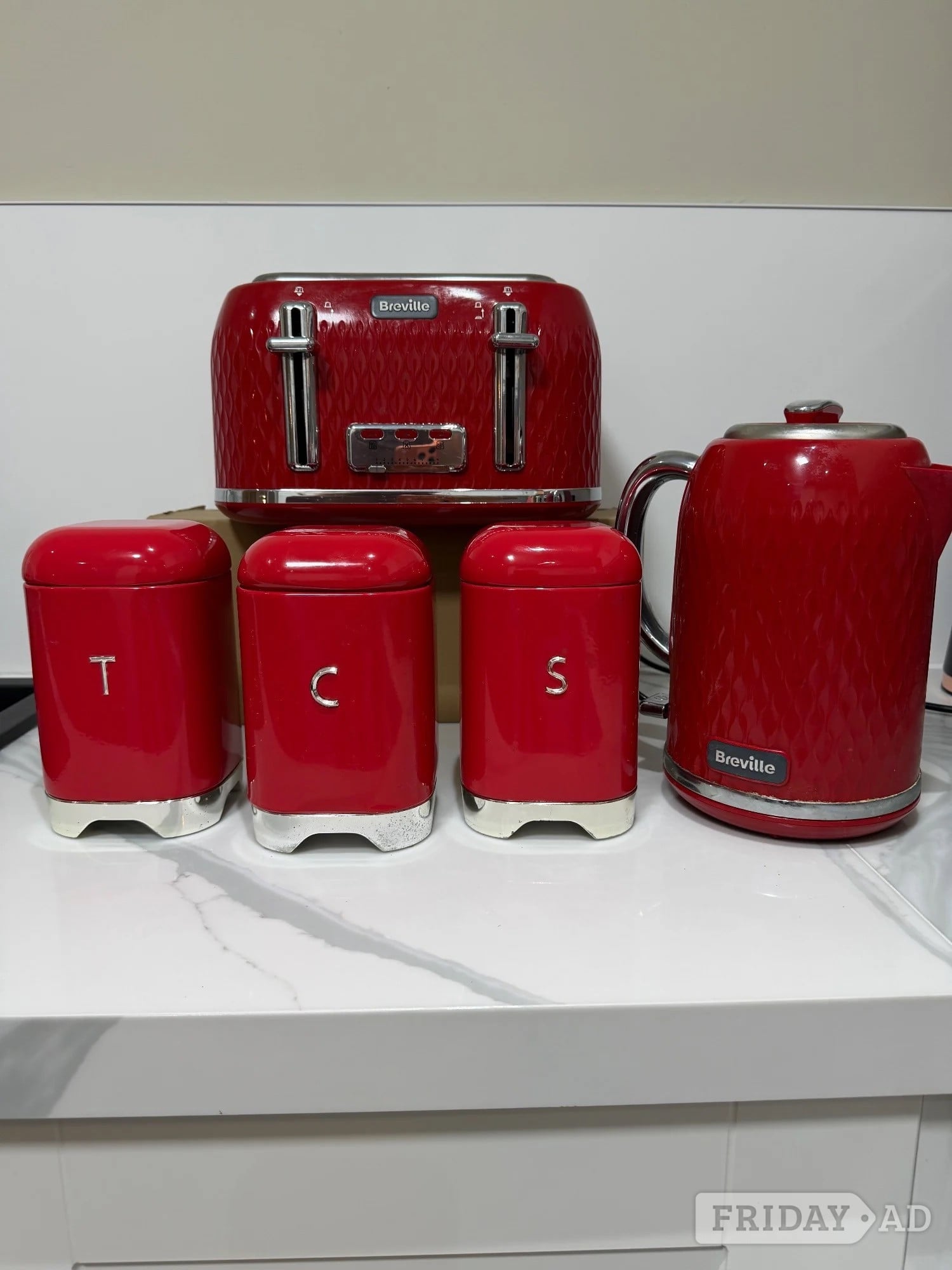 Crawley Kettle toaster TCS canisters 