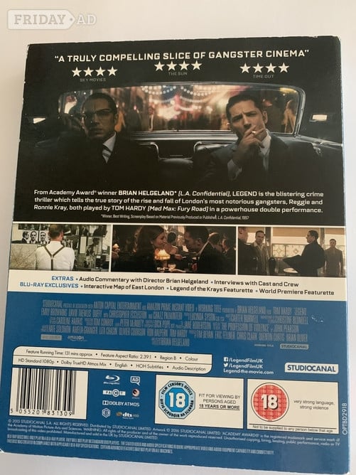 Reigate  Legend Kray Twins DVD Blue Ray