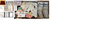 Large lot of collectibles - stamps