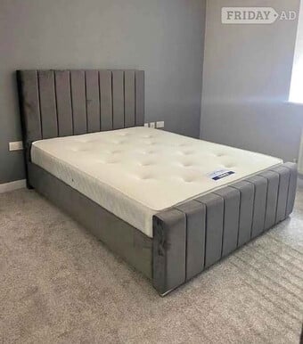 Super Luxury Modern Bed Frame with Optional Storage 
