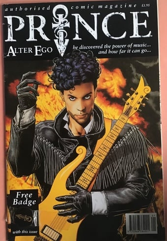 Prince Comic c/w Badge