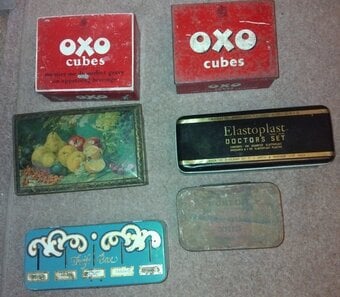 TINS FOR COLLECTORS JOB LOT 