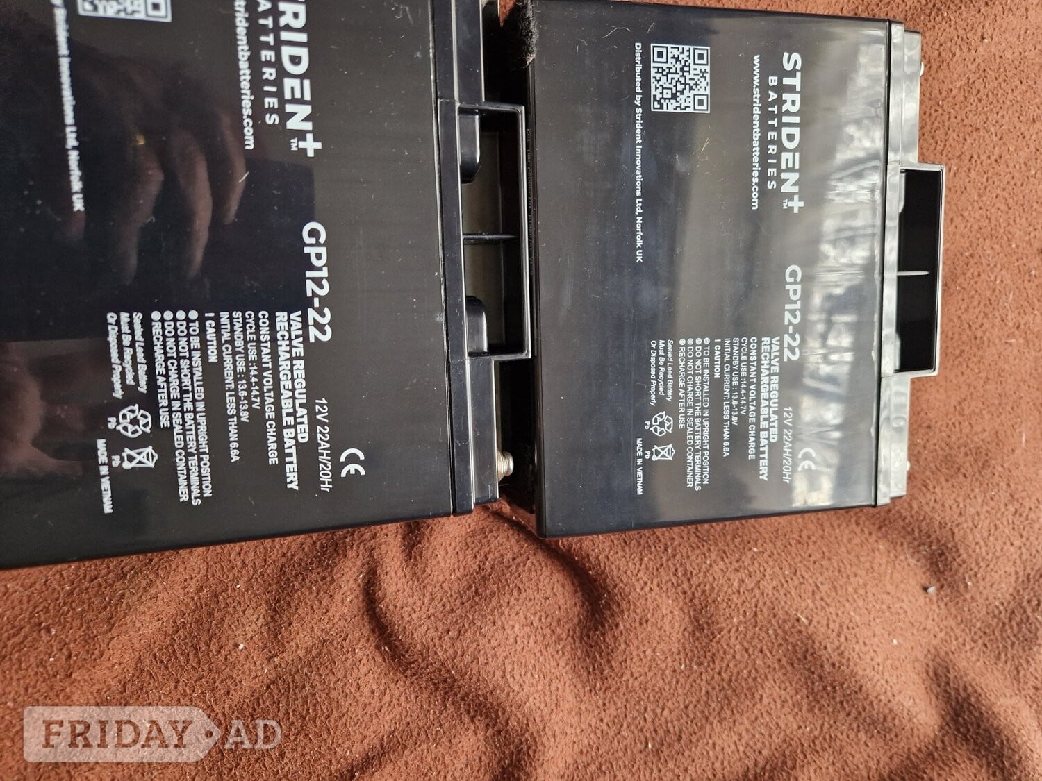 4 mobility batteries  plus charger