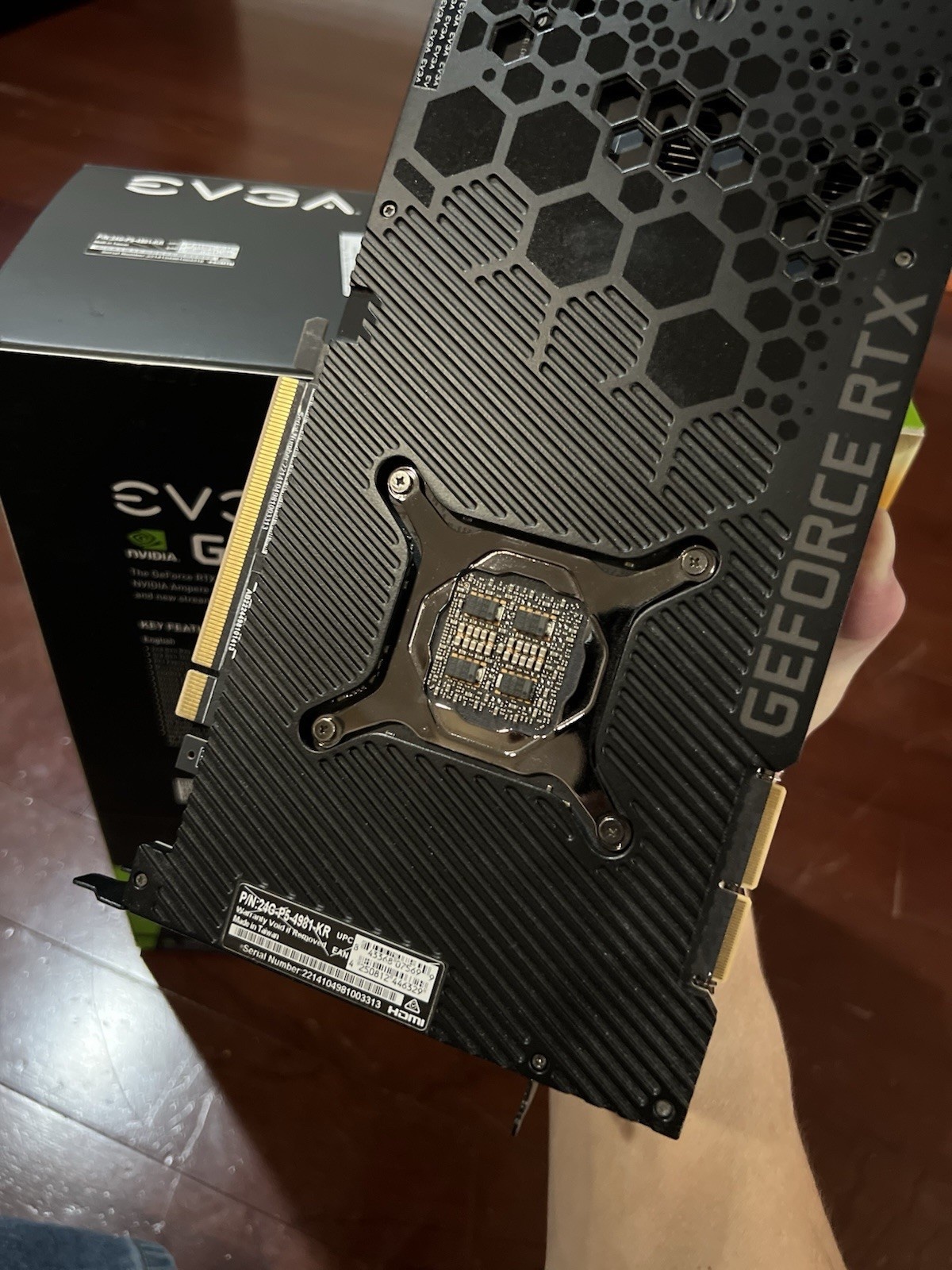 Aberdovey EVGA GeForce RTX 3090 Ti FTW3 Black 24GB GDDR6X PCIe HDMI/DP Fan