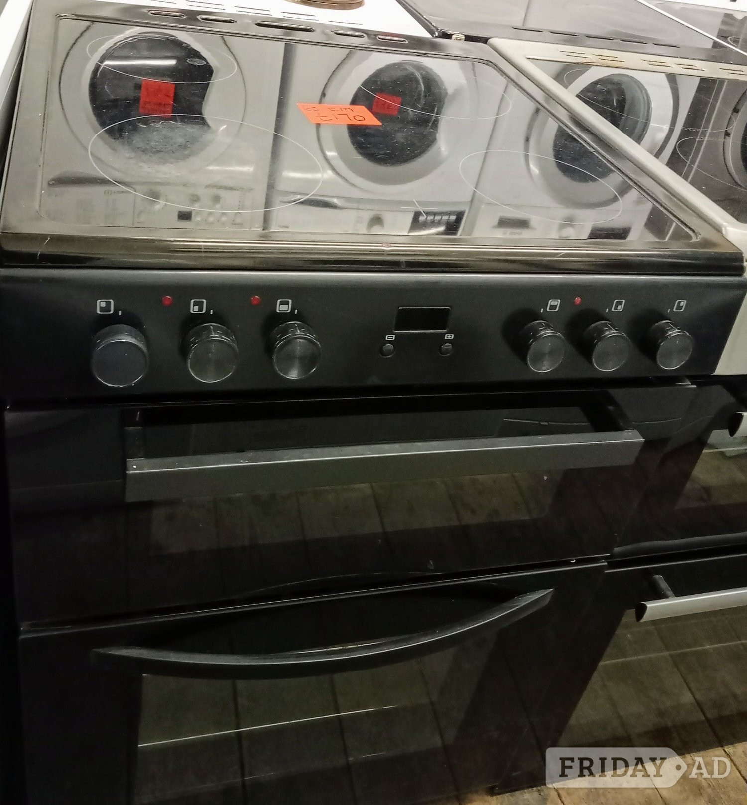 BUSH 60cm wide electric cooker with double oven  in Chesham
