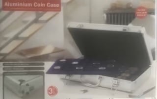 Aluminium Coin Carrying Case