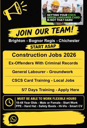 CONSTRUCTION 2026 - General Labourer - Groundwork - Ex-Offenders With Criminal Records - 