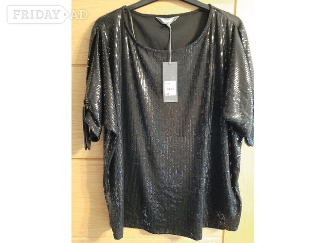 Brand New Black Sparkly Sequin Top in Horsham