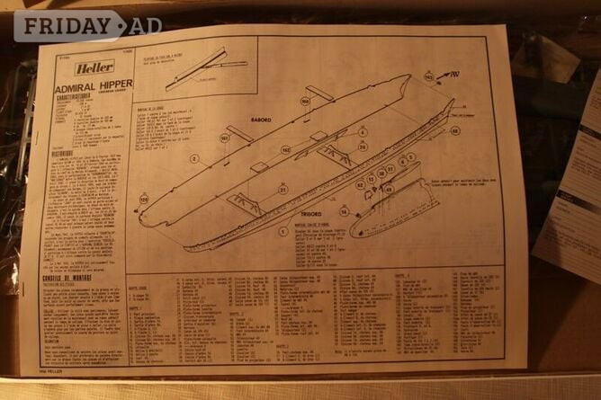 WW2 Heavy Cruiser KM 'Prinz Eugen' - Antiques & Collectables