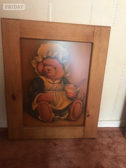 Newhaven 3 Paintings light Oak frames