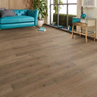 12MM BROWN WOOD EFFECT CLICK LAMINATE FLOORING