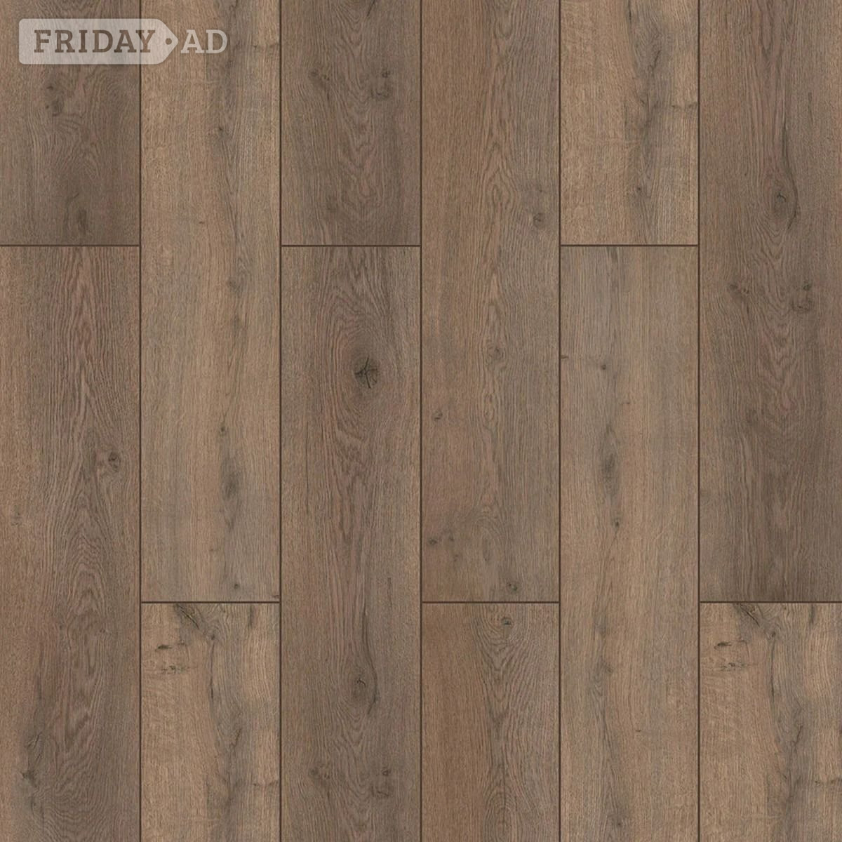 Bradford 12MM BROWN WOOD EFFECT CLICK LAMINATE FLOORING