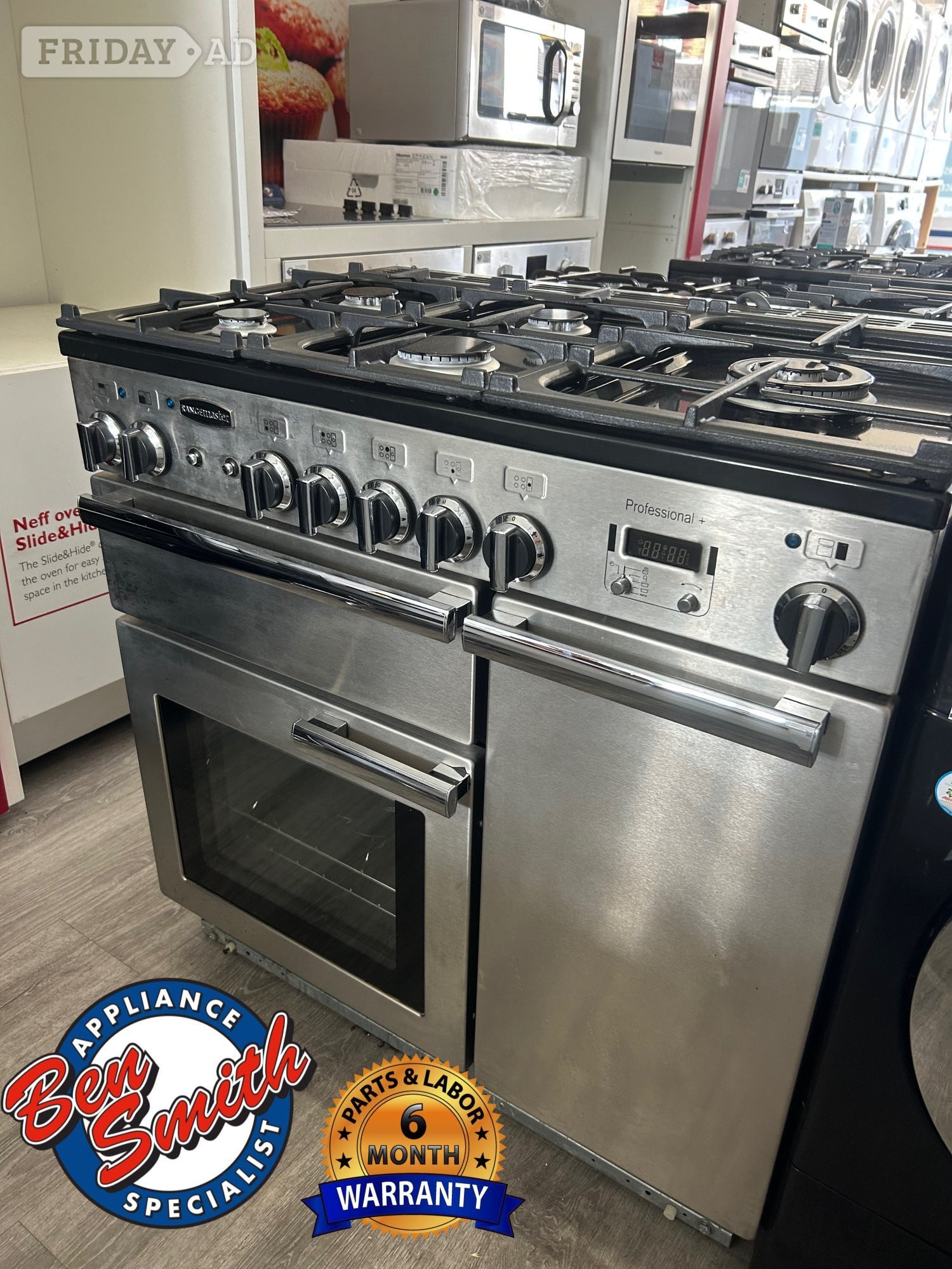 RANGEMASTER PRO PLUS DUEL FUEL COOKER in St. Leonards-On-Sea