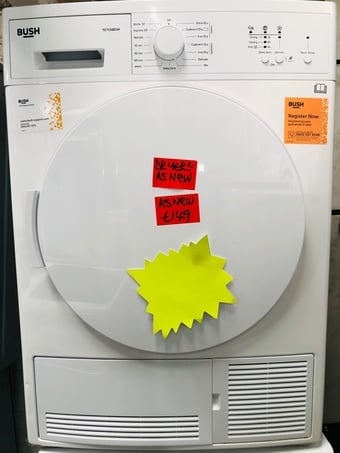 Bush Condenser tumble dryer As New in Top Condition 
