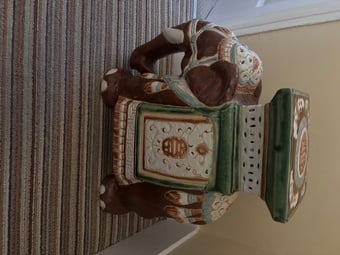 Indian ceramic elephant