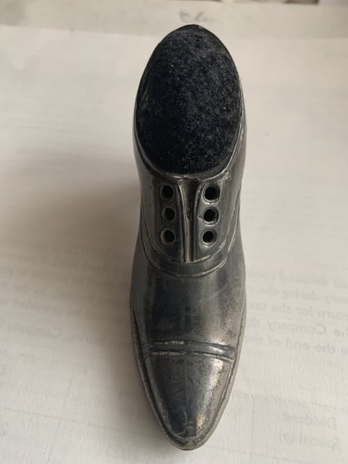 Reigate Vintage Pewter Pin Cushion