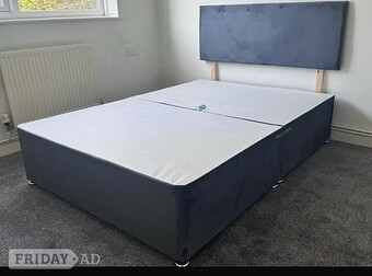 DOUBLE DIVAN BASE AND HEADBOARD