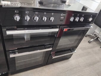 Flavel electric range cooker black 