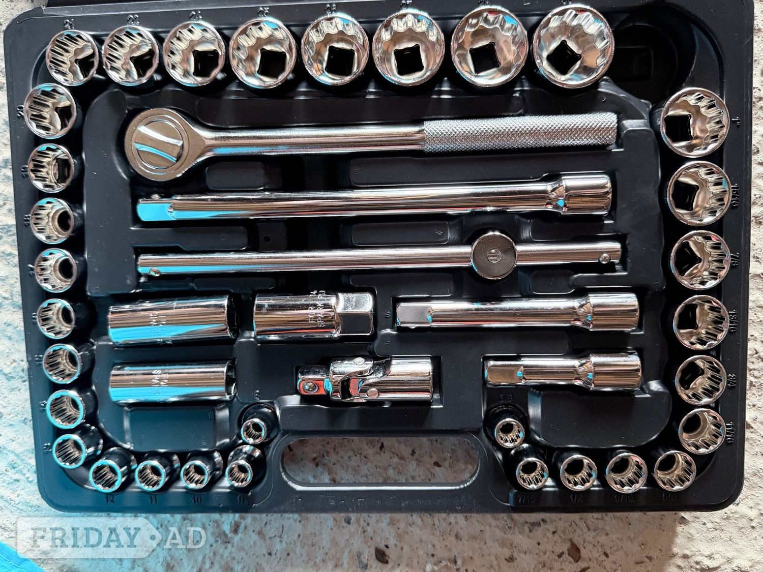 Draper socket set - one missing (32)