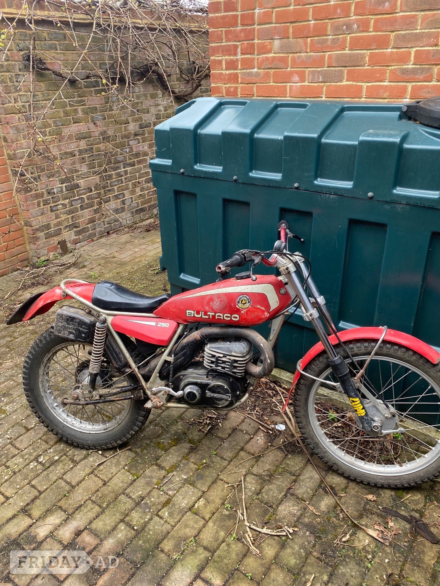 Bultaco sherpa 250 in Brighton