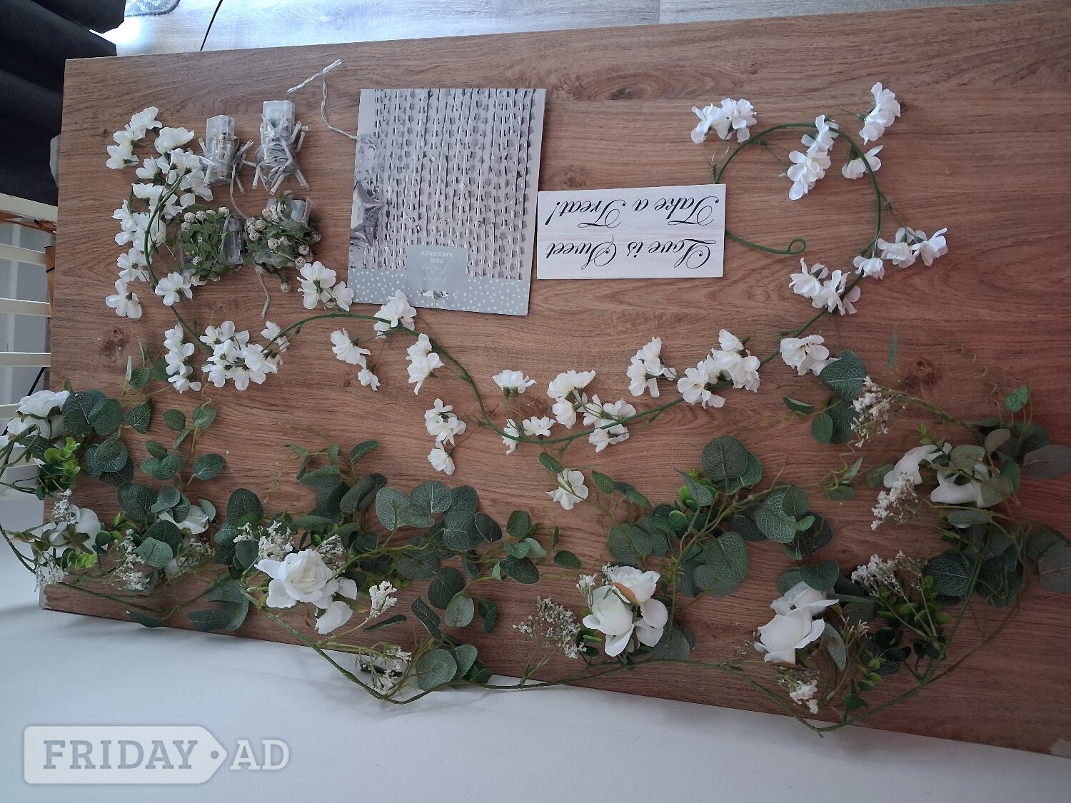 Littlehampton Beautiful White Rustic Sweet Cart & Wishing Well Postbox-Complete