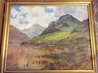 Landscape  Lochs and Mountains  by J  Hamilton George