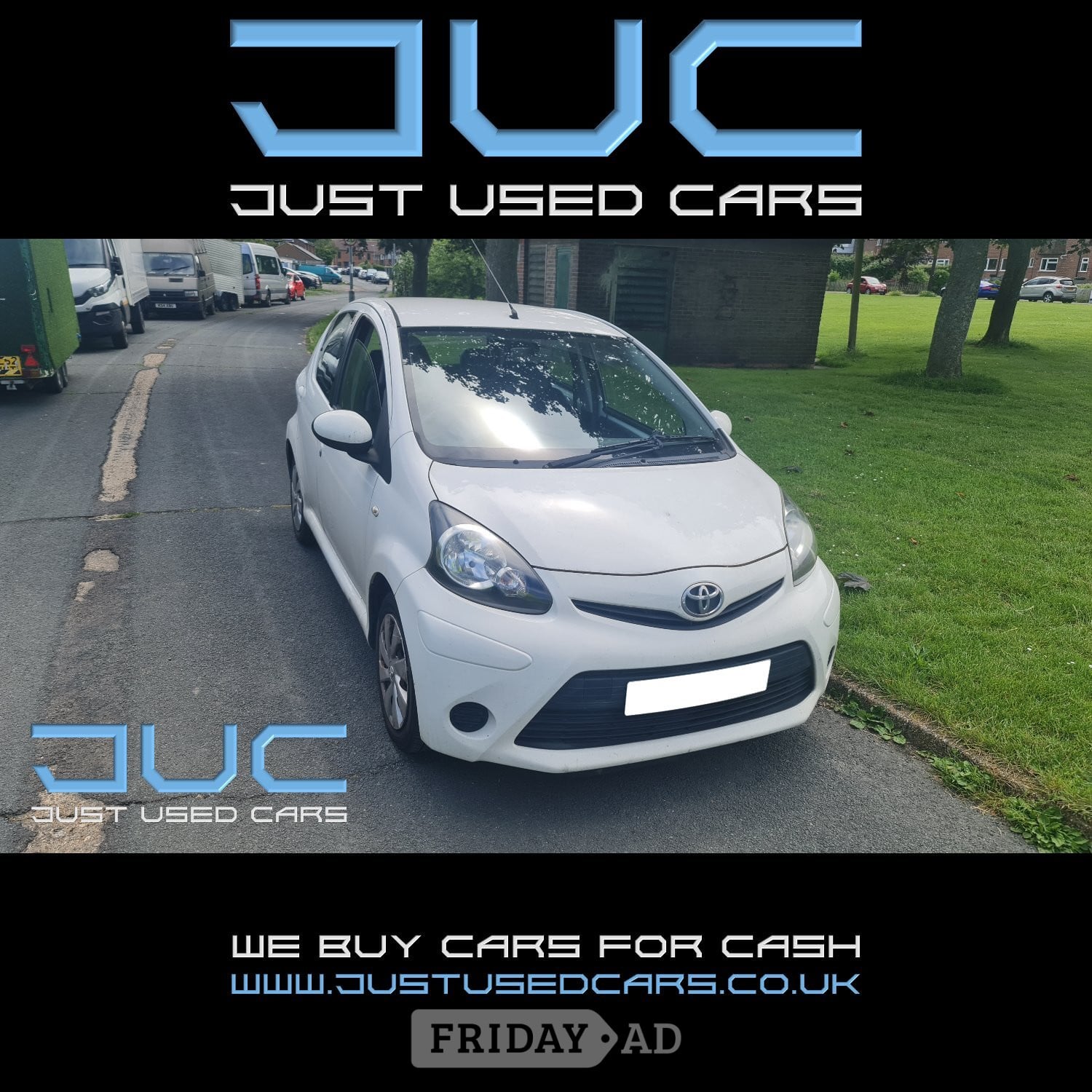 Toyota Toyota Aygo 1.0 VVT-I Ice 5D (Manual Petrol) 13 Reg 2013 79,773 Miles ULEZ Compliant Lewes