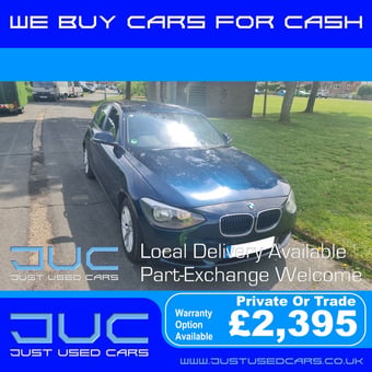 BMW 1 Series 1.6 116D Efficient Dynamics (Manual Diesel) 63 Reg