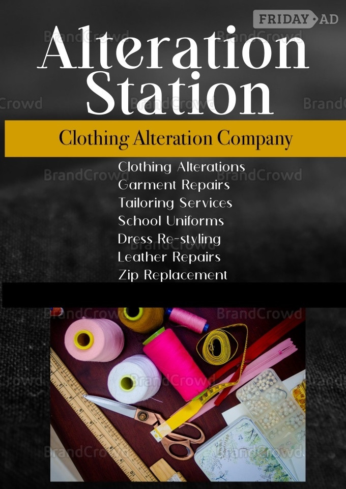seamstress / alteration hand /garment repairer rate of pay £16 per hour
