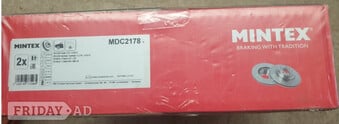 NISSAN QASHQAI 2006 to 2013 MODELS. NEW MINTEX FRONT BRAKE DISC's MDC 2178 