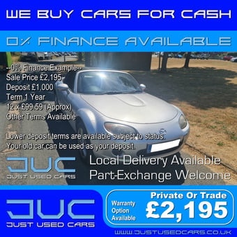 Mazda MX-5 1.8 (Manual Petrol) 56 Reg 2006 100,460 Miles