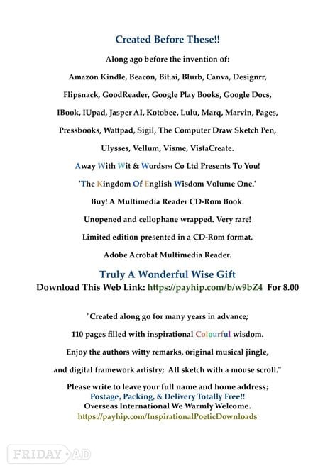 Southwark Purchase! Desirable Attributes & Qualities!!  PDF Large Booklet!! For Only £3.00