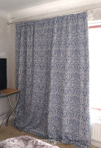 CURTAINS -  2  PAIRS   - 90x 90cm