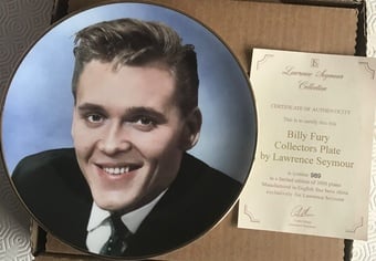 Billy Fury Collectors Plate