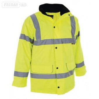 Hi Viz Jacket -  Keep dry, seen. and warm !