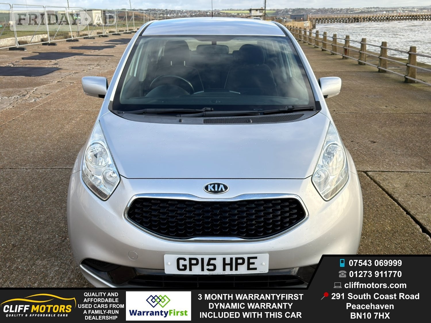 2015 Kia Venga 2 - New Years MOT - £35 Road Tax - 2 Keys - 3 Mont in Peacehaven