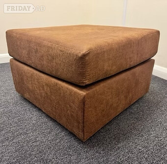 OAKLAND FOOTSTOOL - RENO TAN