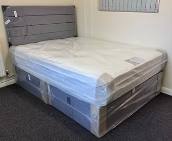 SINGLE NATURELLE 1000 POCKET MATTRESS 2 DRAWERS & HEADBOARD 