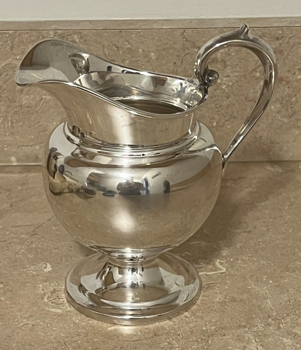 Sterling Silver Gorham Puritan Creamer 454, 208 grams - Antiques & Collectables