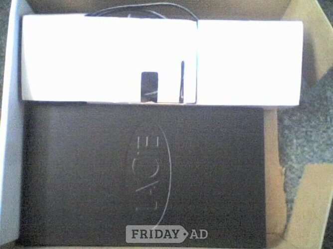LACIE 500Gb Black External Hard Drive , USB2 Interface with PSU & Cables
