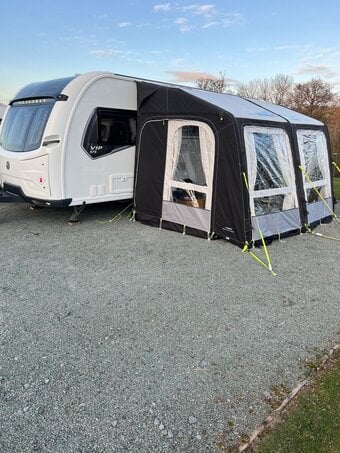 Awning for caravan